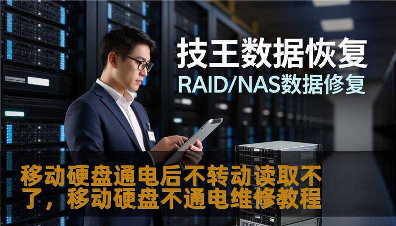 移动硬盘通电后不转动读取不了，移动硬盘不通电维修教程