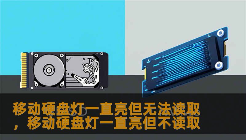 移动硬盘灯一直亮但无法读取，移动硬盘灯一直亮但不读取