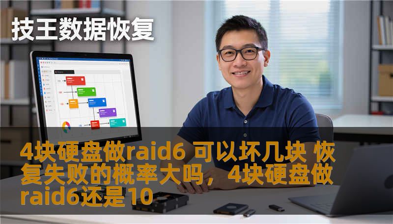 4块硬盘做raid6 可以坏几块 恢复失败的概率大吗,4块硬盘做raid6还是10 4块硬盘做raid6 可以坏几块 恢复失败的概率大吗,4块硬盘做raid6还是10