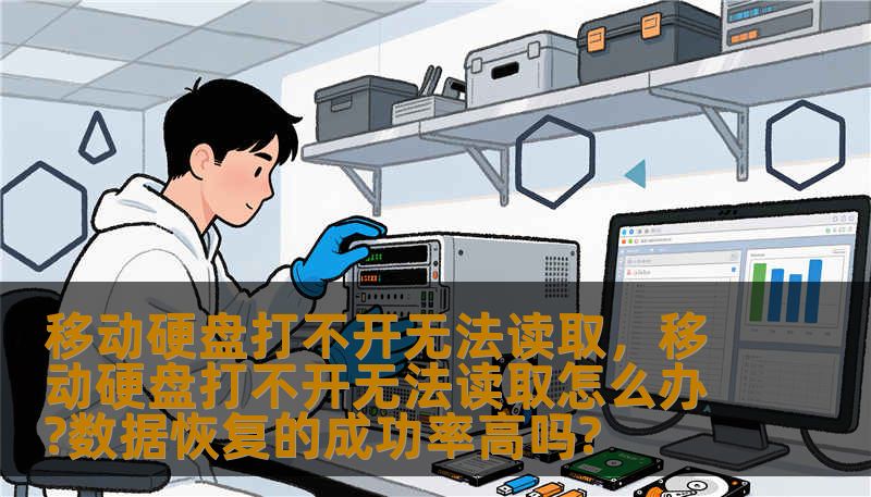 移动硬盘打不开无法读取，移动硬盘打不开无法读取怎么办?数据恢复的成功率高吗?