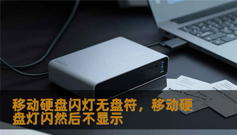 移动硬盘闪灯无盘符，移动硬盘灯闪然后不显示