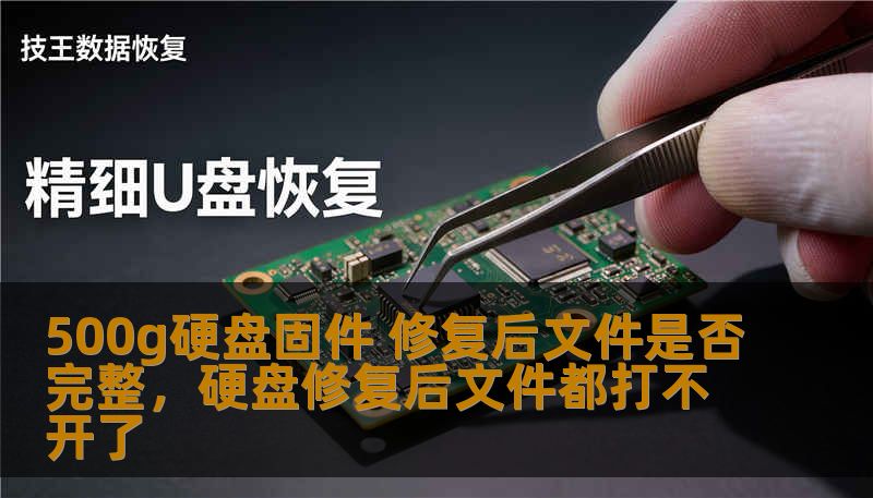 500g硬盘固件 修复后文件是否完整，硬盘修复后文件都打不开了
