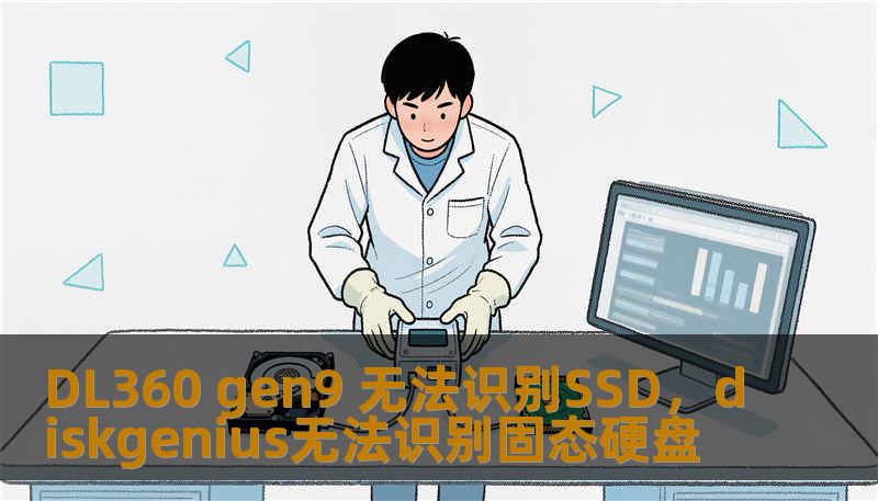 DL360 gen9 无法识别SSD，diskgenius无法识别固态硬盘