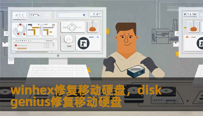 winhex修复移动硬盘，disk genius修复移动硬盘