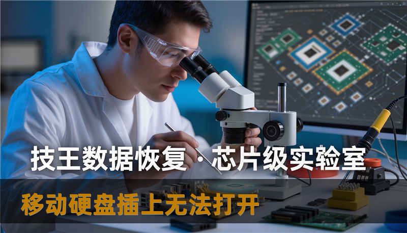 移动硬盘插上无法打开