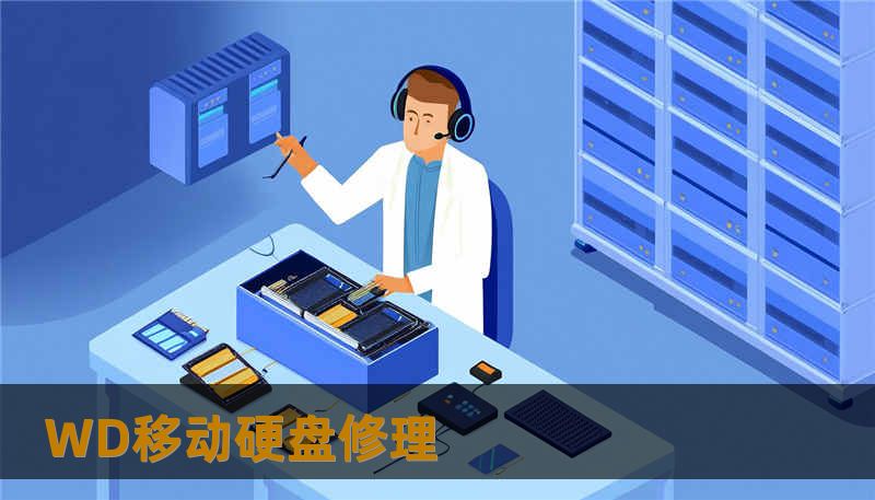 WD移动硬盘修理
