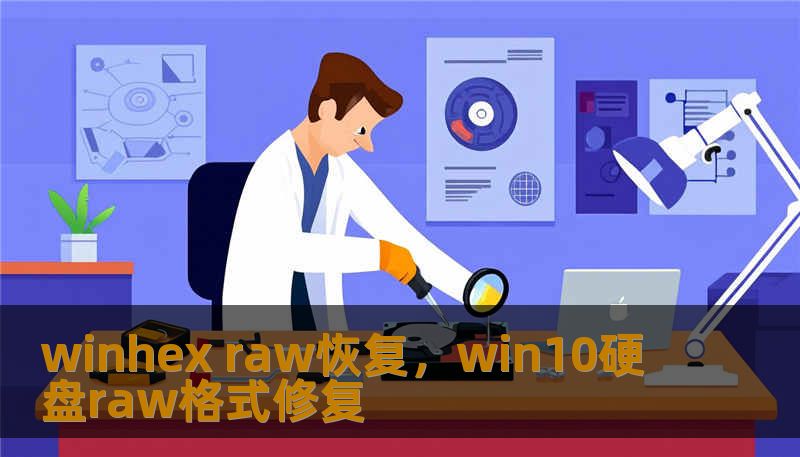 winhex raw恢复，win10硬盘raw格式修复