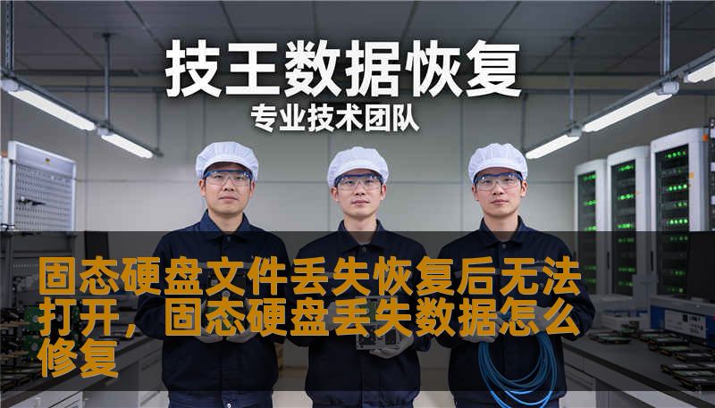 固态硬盘文件丢失恢复后无法打开，固态硬盘丢失数据怎么修复