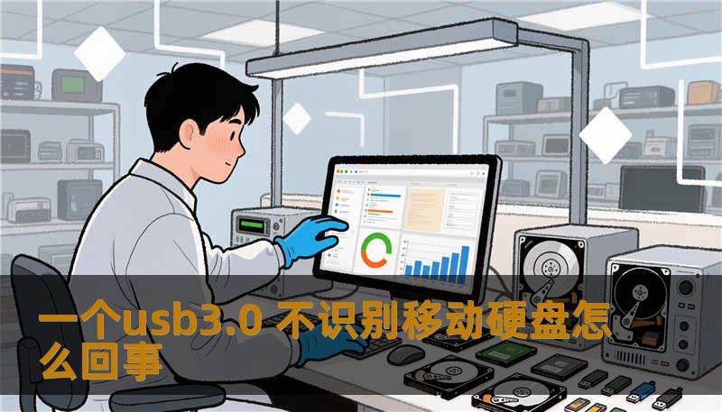 一个usb3.0 不识别移动硬盘怎么回事