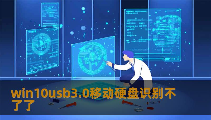 win10usb3.0移动硬盘识别不了了