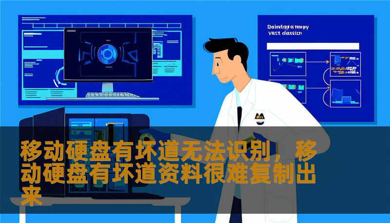 移动硬盘有坏道无法识别，移动硬盘有坏道资料很难复制出来