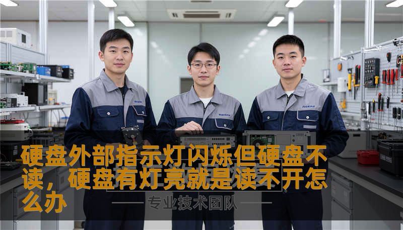 硬盘外部指示灯闪烁但硬盘不读,硬盘有灯亮就是读不开怎么办 硬盘外部指示灯闪烁但硬盘不读,硬盘有灯亮就是读不开怎么办