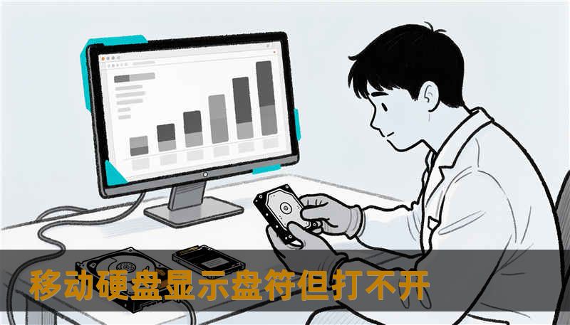 移动硬盘显示盘符但打不开