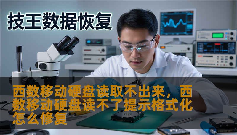 西数移动硬盘读取不出来，西数移动硬盘读不了提示格式化怎么修复