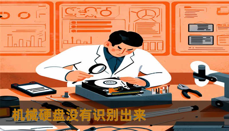 机械硬盘没有识别出来