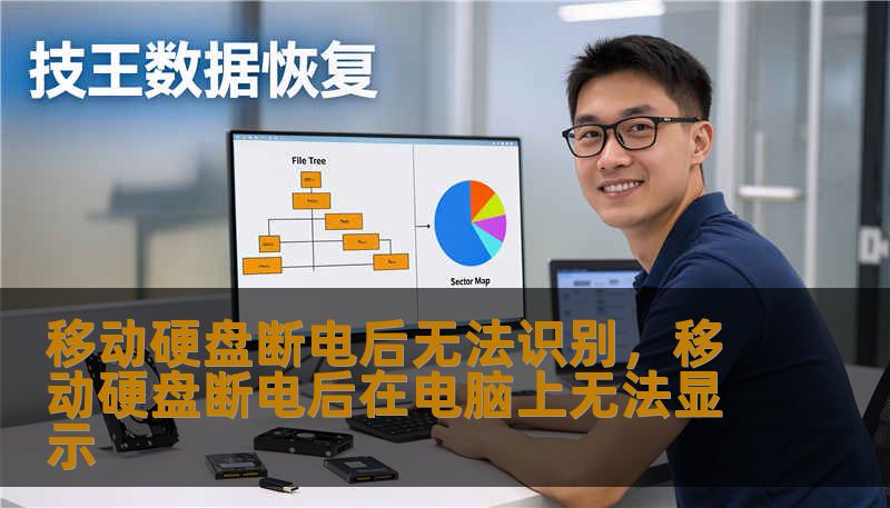 移动硬盘断电后无法识别，移动硬盘断电后在电脑上无法显示
