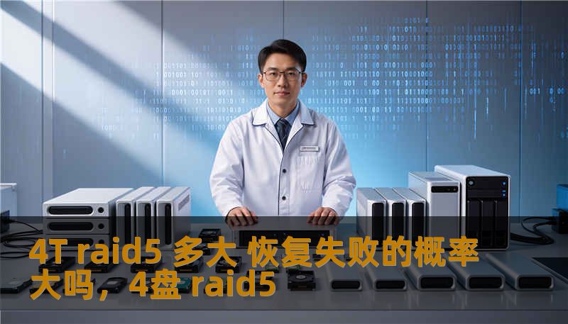 4T raid5 多大 恢复失败的概率大吗，4盘 raid5