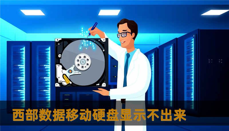 西部数据移动硬盘显示不出来