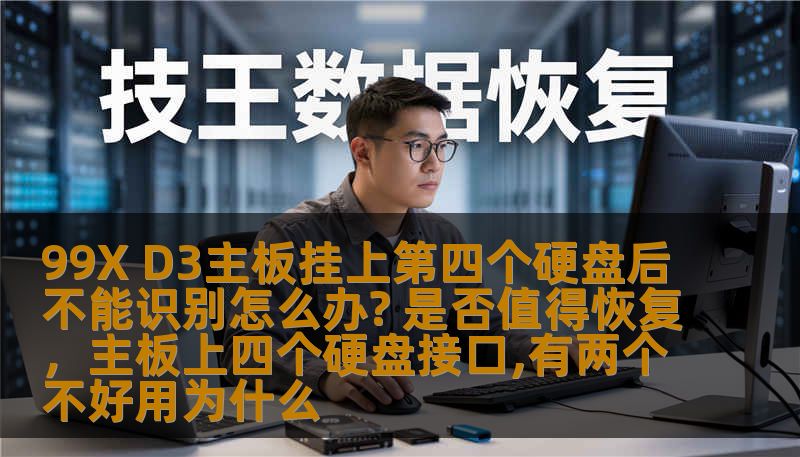 99X D3主板挂上第四个硬盘后不能识别怎么办? 是否值得恢复，主板上四个硬盘接口,有两个不好用为什么