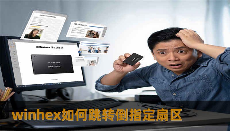 winhex如何跳转倒指定扇区