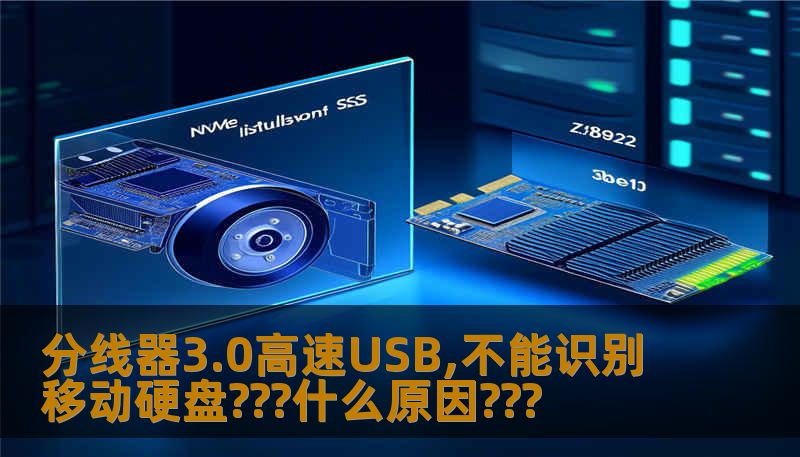 分线器3.0高速USB,不能识别移动硬盘???什么原因???