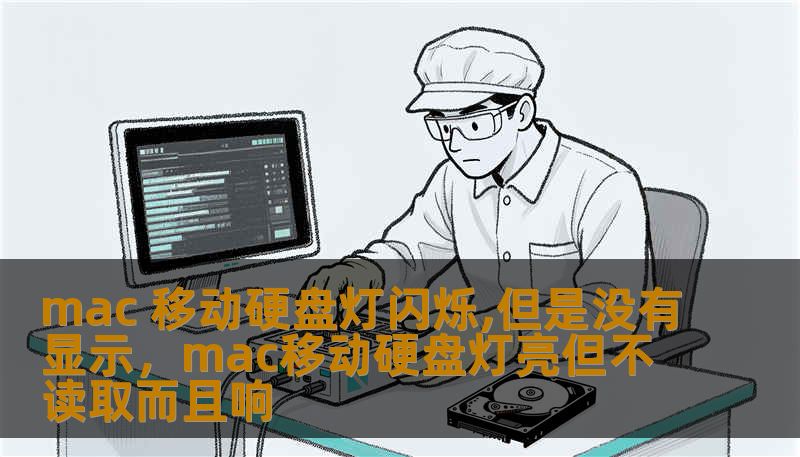 mac 移动硬盘灯闪烁,但是没有显示，mac移动硬盘灯亮但不读取而且响