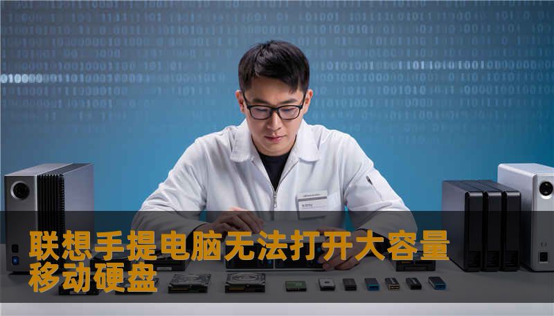 联想手提电脑无法打开大容量移动硬盘