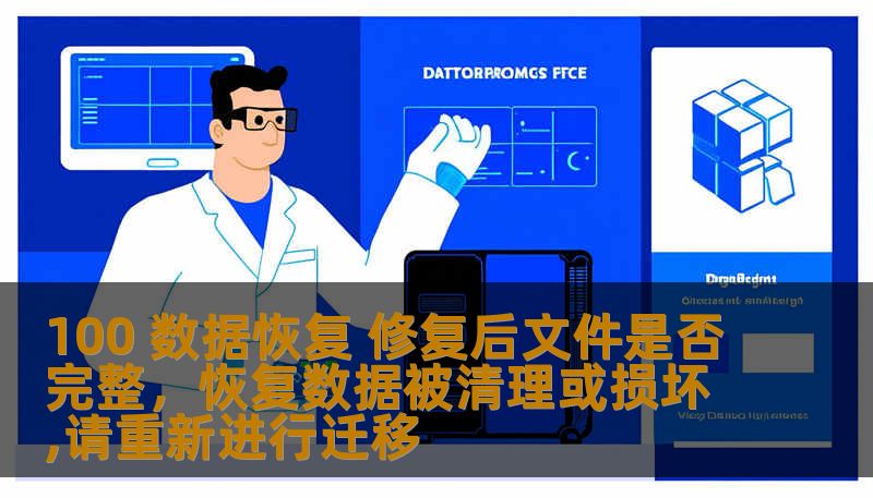 100 数据恢复 修复后文件是否完整,恢复数据被清理或损坏,请重新进行迁移 100 数据恢复 修复后文件是否完整,恢复数据被清理或损坏,请重新进行迁移