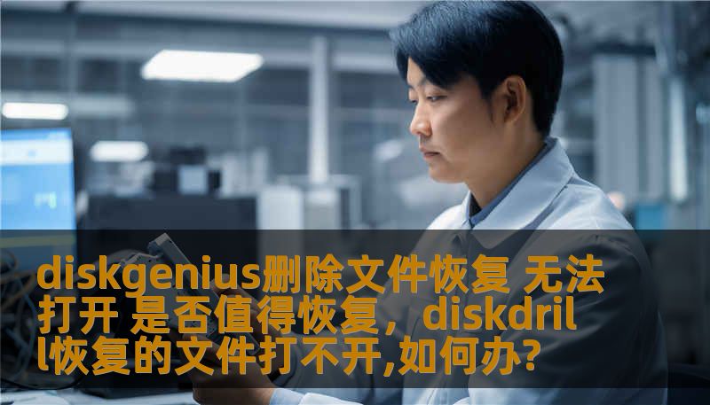 diskgenius删除文件恢复 无法打开 是否值得恢复，diskdrill恢复的文件打不开,如何办?