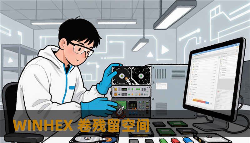 WINHEX 卷残留空间