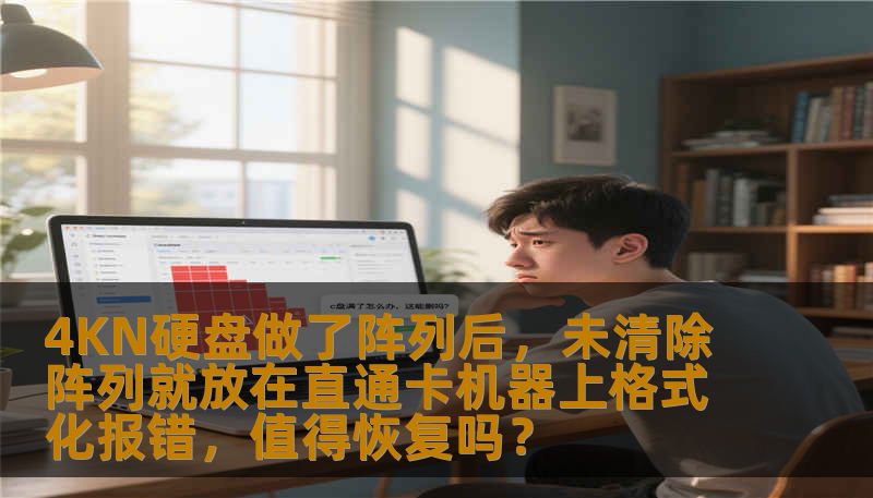 4KN硬盘做了阵列后，未清除阵列就放在直通卡机器上格式化报错，值得恢复吗？