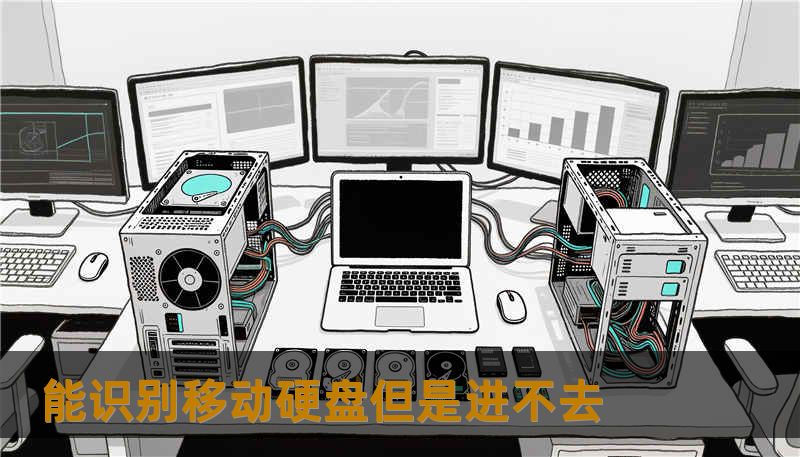 能识别移动硬盘但是进不去