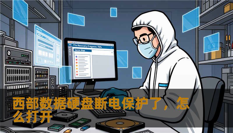 西部数据硬盘断电保护了,怎么打开 西部数据硬盘断电保护了,怎么打开