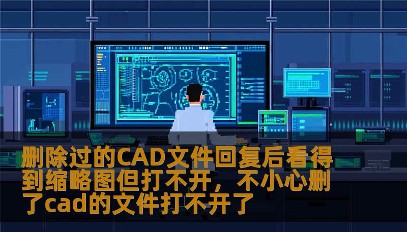删除过的CAD文件回复后看得到缩略图但打不开,不小心删了cad的文件打不开了 删除过的CAD文件回复后看得到缩略图但打不开,不小心删了cad的文件打不开了