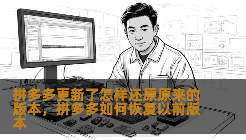 拼多多更新了怎样还原原来的版本，拼多多如何恢复以前版本