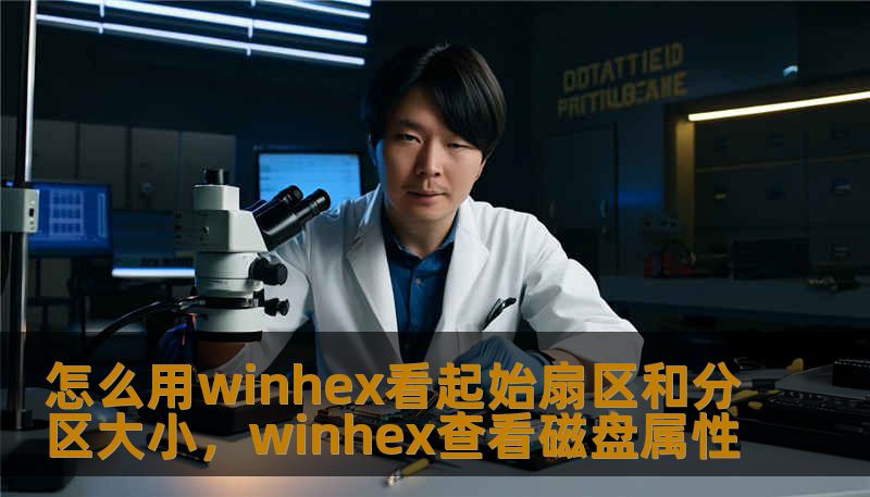 怎么用winhex看起始扇区和分区大小，winhex查看磁盘属性