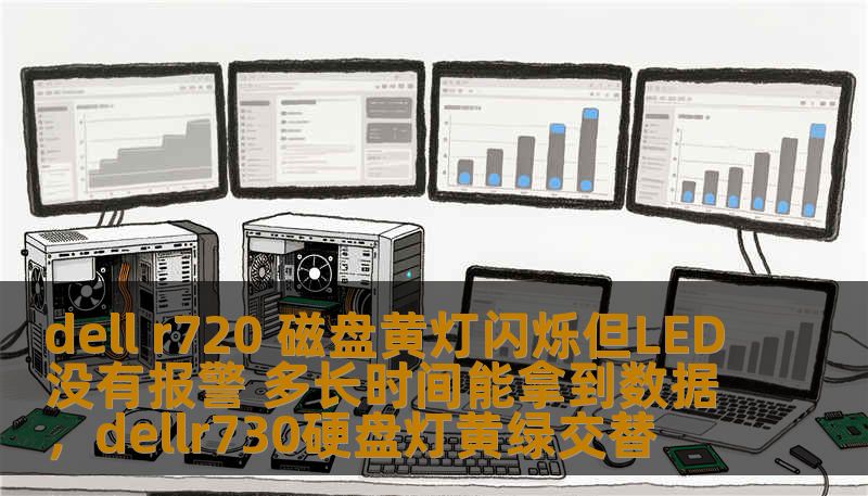 dell r720 磁盘黄灯闪烁但LED没有报警 多长时间能拿到数据，dellr730硬盘灯黄绿交替