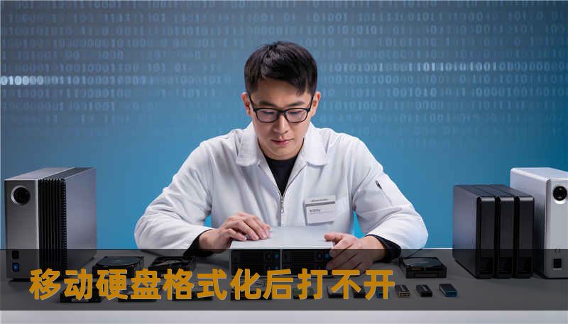 移动硬盘格式化后打不开