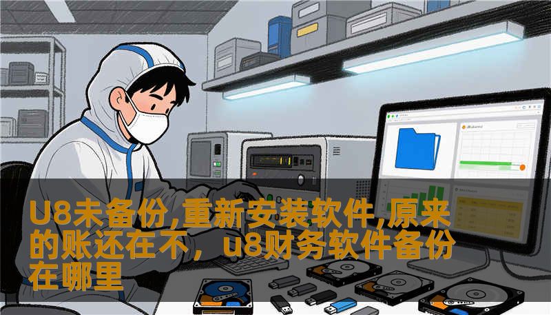 U8未备份,重新安装软件,原来的账还在不，u8财务软件备份在哪里