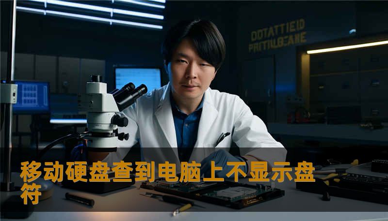 移动硬盘查到电脑上不显示盘符
