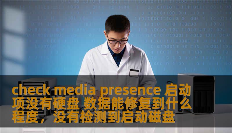 check media presence 启动项没有硬盘 数据能修复到什么程度，没有检测到启动磁盘