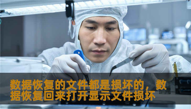数据恢复的文件都是损坏的，数据恢复回来打开显示文件损坏