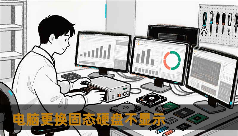 电脑更换固态硬盘不显示 电脑更换固态硬盘不显示