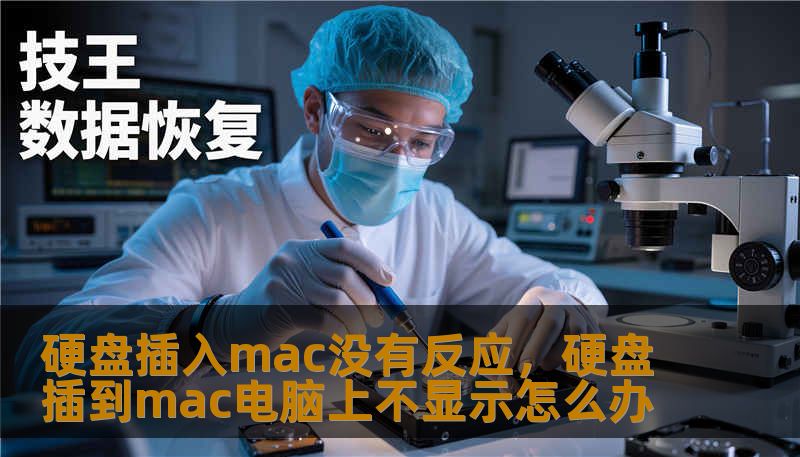 硬盘插入mac没有反应，硬盘插到mac电脑上不显示怎么办
