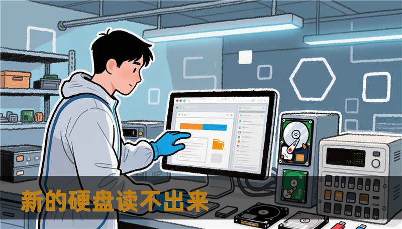 新的硬盘读不出来