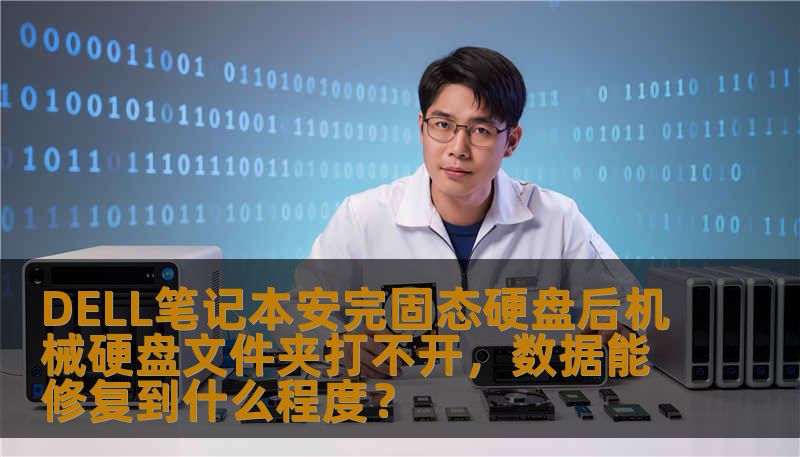 DELL笔记本安完固态硬盘后机械硬盘文件夹打不开,数据能修复到什么程度? DELL笔记本安完固态硬盘后机械硬盘文件夹打不开,数据能修复到什么程度?