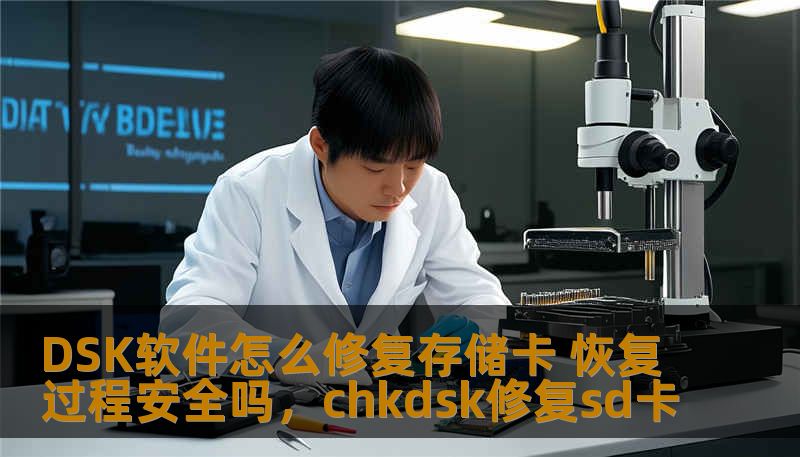 DSK软件怎么修复存储卡 恢复过程安全吗，chkdsk修复sd卡