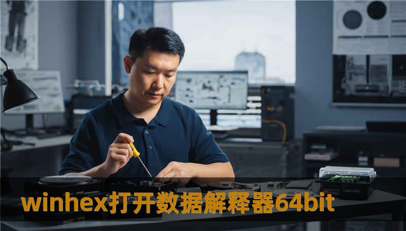 winhex打开数据解释器64bit