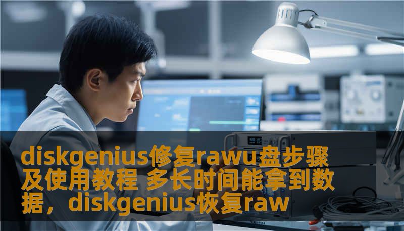 diskgenius修复rawu盘步骤及使用教程 多长时间能拿到数据，diskgenius恢复raw