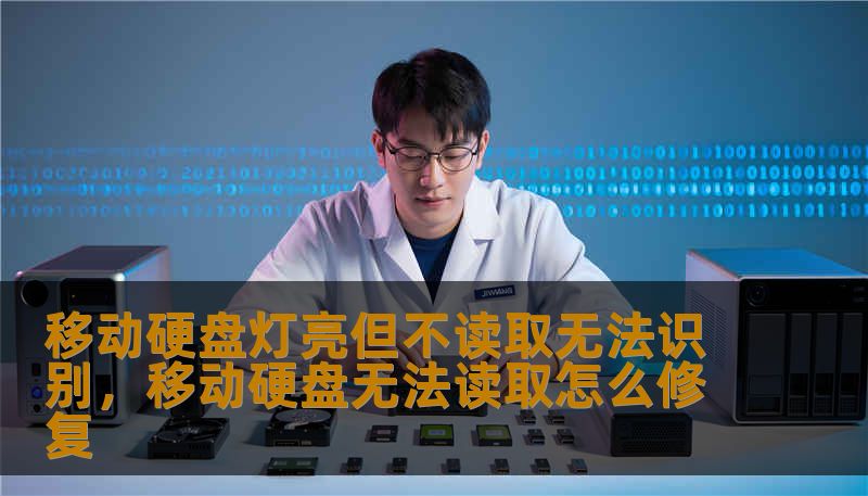 移动硬盘灯亮但不读取无法识别，移动硬盘无法读取怎么修复